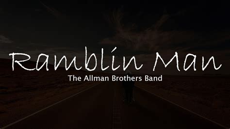 allman brothers ramblin man lyrics